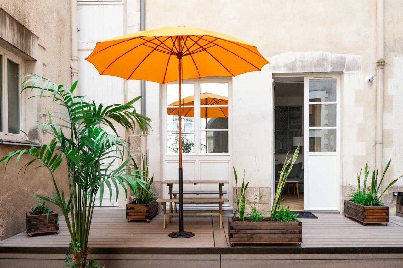 Hypercentre Appart 2 A 4 Pers, Calme & Cosy Avec Terrasse Privee Nantes Luaran gambar