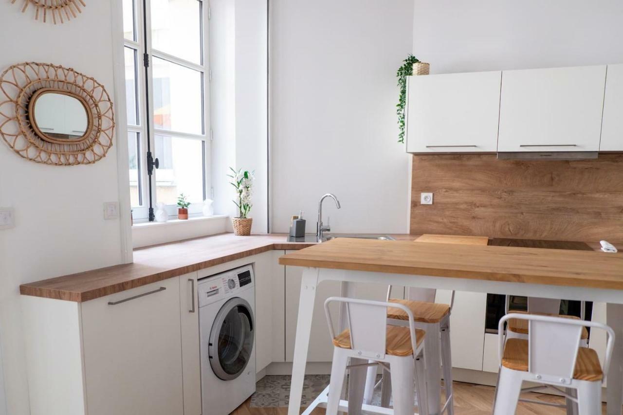 Hypercentre Appart 2 A 4 Pers, Calme & Cosy Avec Terrasse Privee Nantes Luaran gambar