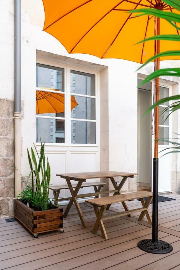 Hypercentre Appart 2 A 4 Pers, Calme & Cosy Avec Terrasse Privee Nantes Luaran gambar